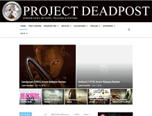 Tablet Screenshot of projectdeadpost.com